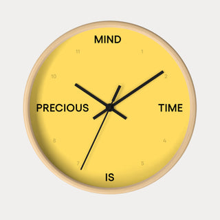 Mind Time is Precious Clock